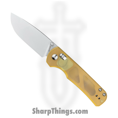 Olight – OLTRUBATO4PEI – Rubato 4 – Folding Knife – CPM S35VN Satin Drop Point – PEI – Yellow