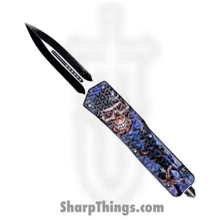 VOC – OTF260 – Large Knife – OTF Auto – 440 SS Two Tone Dagger – Aluminum – Multi