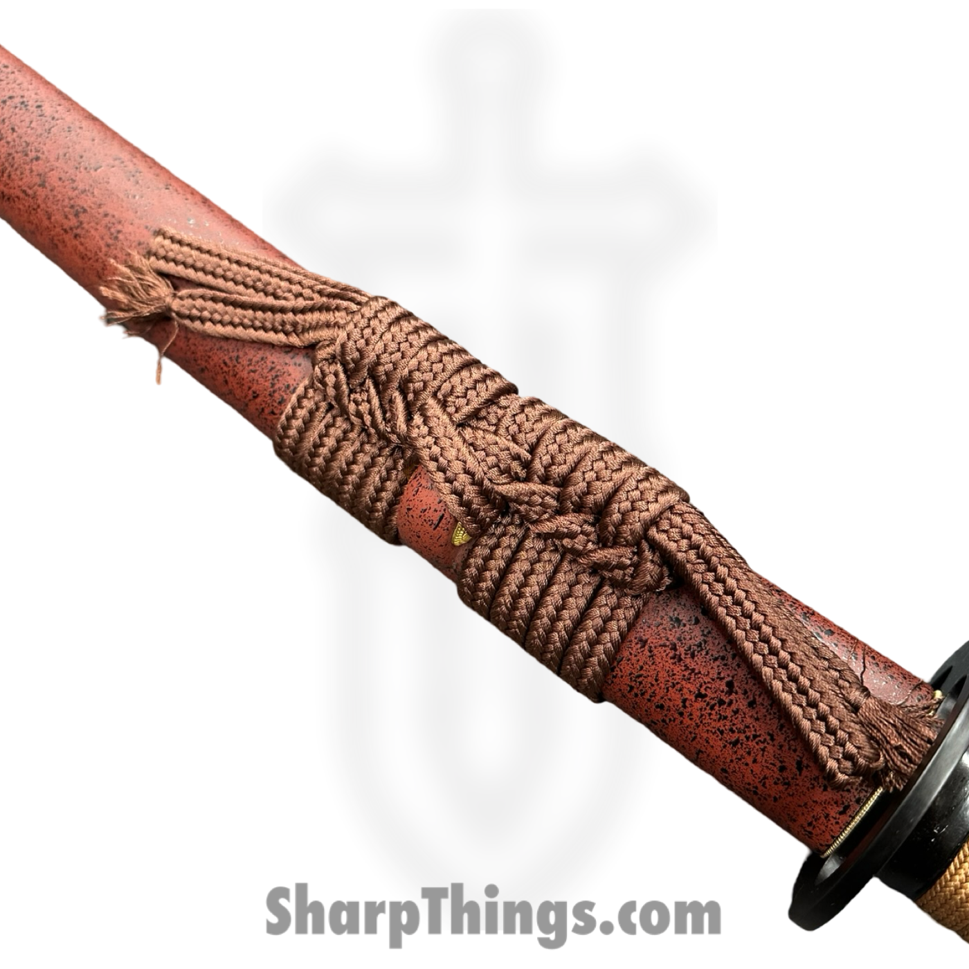 SBC - SAKABATO0125 - Sakabato - Fixed Blade Knife - Manganese Steel Polished Katana - Cord Wrapped - Brown - Image 7