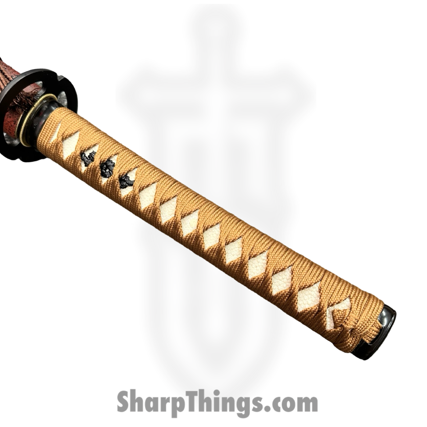 SBC - SAKABATO0125 - Sakabato - Fixed Blade Knife - Manganese Steel Polished Katana - Cord Wrapped - Brown - Image 8