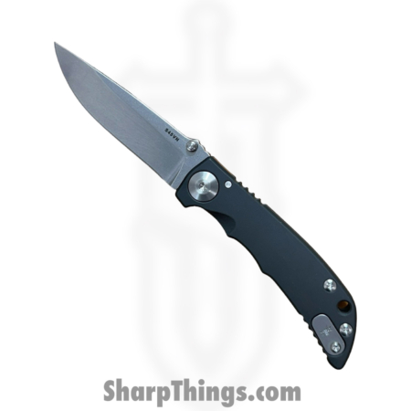 Spartan Blades – SF10CUSPVD – Harsey Folder 3.25 – Folding Knife – CPM S45VN Stonewash Drop Point – Titanium – Black