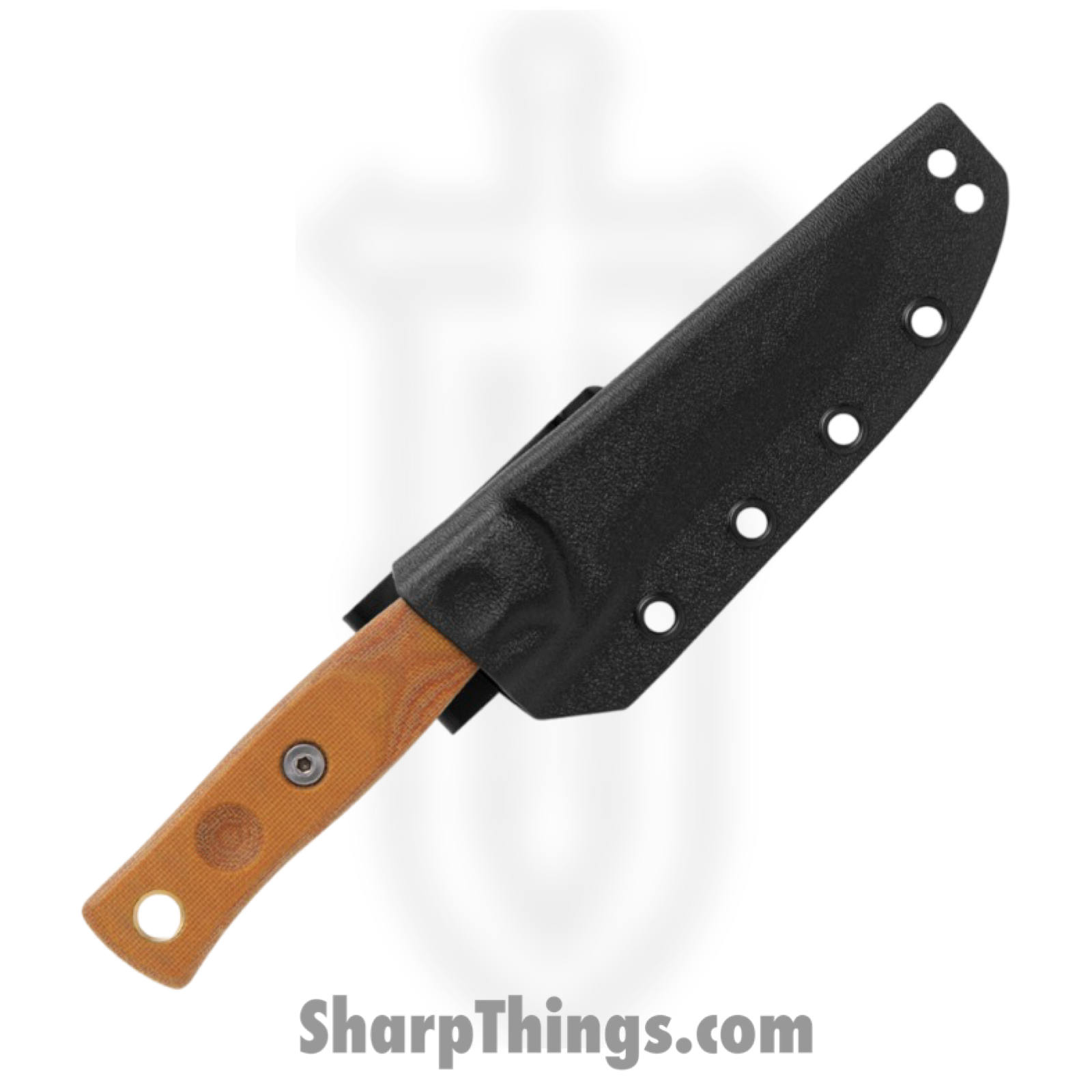 Tops - TPMBROS01SF - Fieldcraft - Fixed Blade Knife - 1095 HC Two Tone Drop Point - Micarta - Tan - Image 2