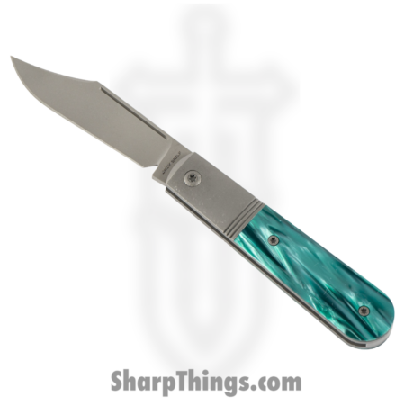 Jack Wolf Knives – BIGBR-02-KIR-OZ-GRN – Big Bro Jack – Folding Knife – S90V Blasted Clip Point – Kirinite – OZ Green