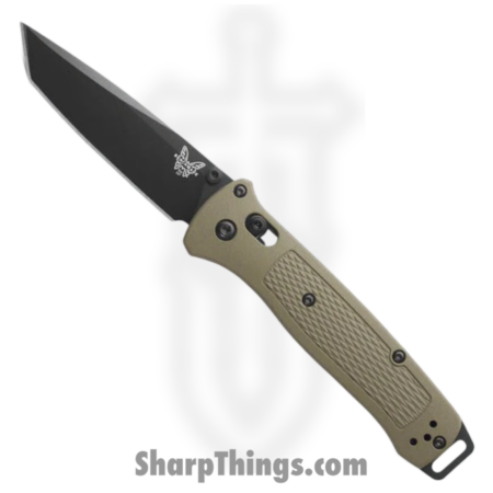 Benchmade – 537BK-06 – Bailout – Folding Knife – CPM S30V Coated Tanto – Grivory – Ranger Green