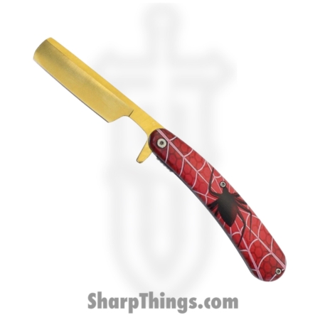 Razor Tactical – RT-7369SP – Spider 5″ Razor Knife – Assisted Open Knife – Stainless Coated  – Metal – Red Black