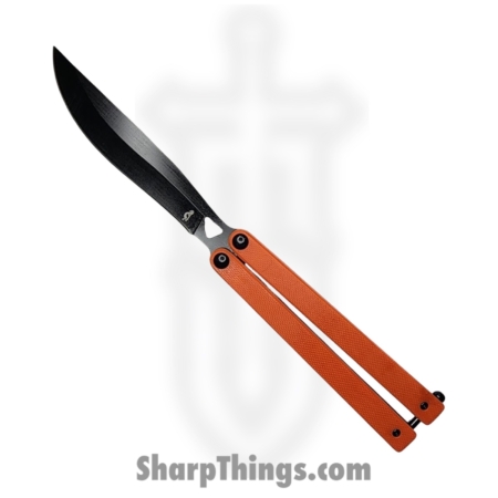 VOC – BK170 – Butterfly Knife – Balisong – 440 SS Coated Drop Point – G10 – Orange