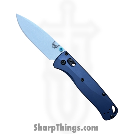 Benchmade – 535SL-13 – Seasonal Bugout – Folding Knife – CPM S90V Coated Drop Point – Aluminum – Crater Blue