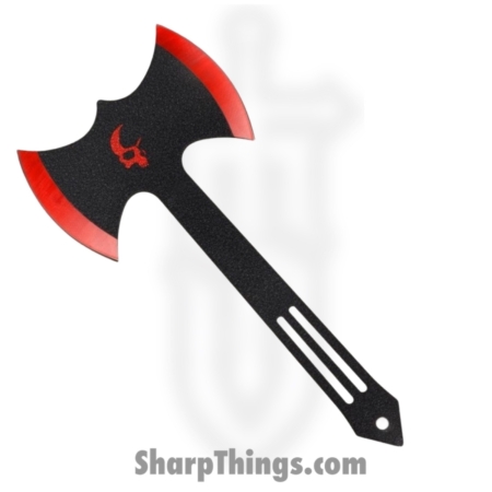 Razor Tactical – 9072RD – Skull Axe – Axe – 440 SS Two Tone – Stainless – Black Red