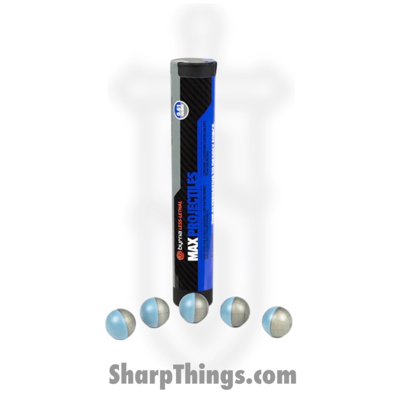 Byrna - HH61303 - .61 Caliber - Max Projectiles - OC and Tear Gas - 5CT For Byrna Compact Launcher