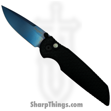 ProTech – INT106-SB – TR-3 INTEGRITY manual – Folding Knife – S35VN Coated Drop Point – Aluminum – Sapphire Blue/Black