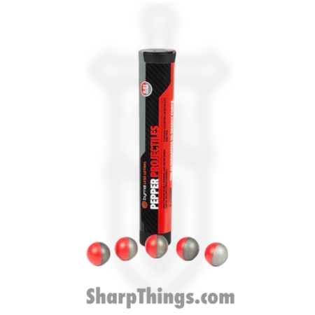 Byrna – JB61303 – .61 Caliber – Pepper Projectiles – OC and PAVA – 5CT – For Byrna Compact Launcher