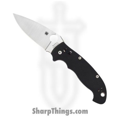 Spyderco – SC95GP2 – Manix 2 XL – Folding Knife – S30V Satin Clip Point – G10 – Black