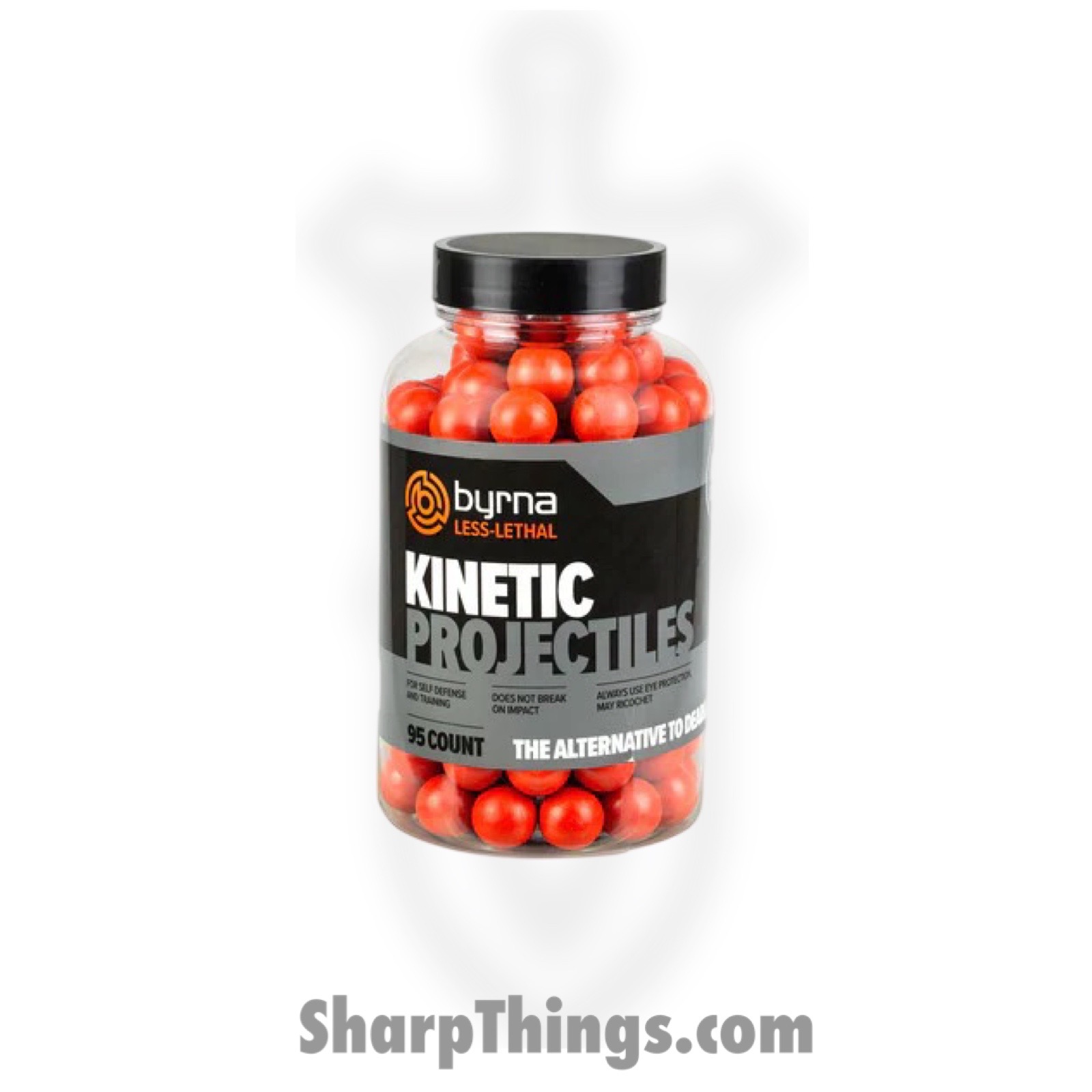 Byrna - SP61304 - .61 Caliber - Kinetic Projectiles - 95CT - For Byrna Compact Launcher