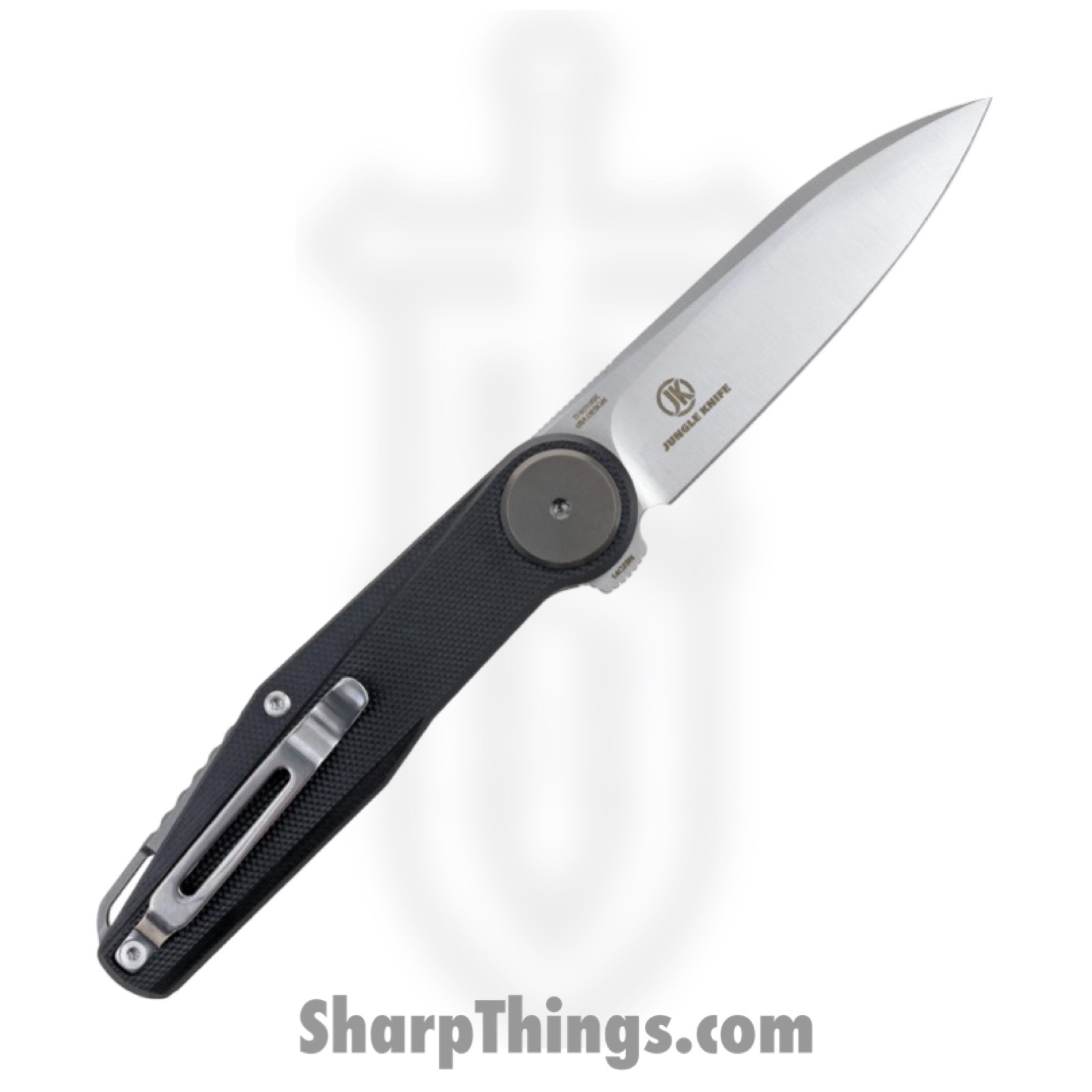 Defcon - TF6010BK - JK Series - Folding Knife - 14C28N Satin Drop Point - G10 - Black - Image 2