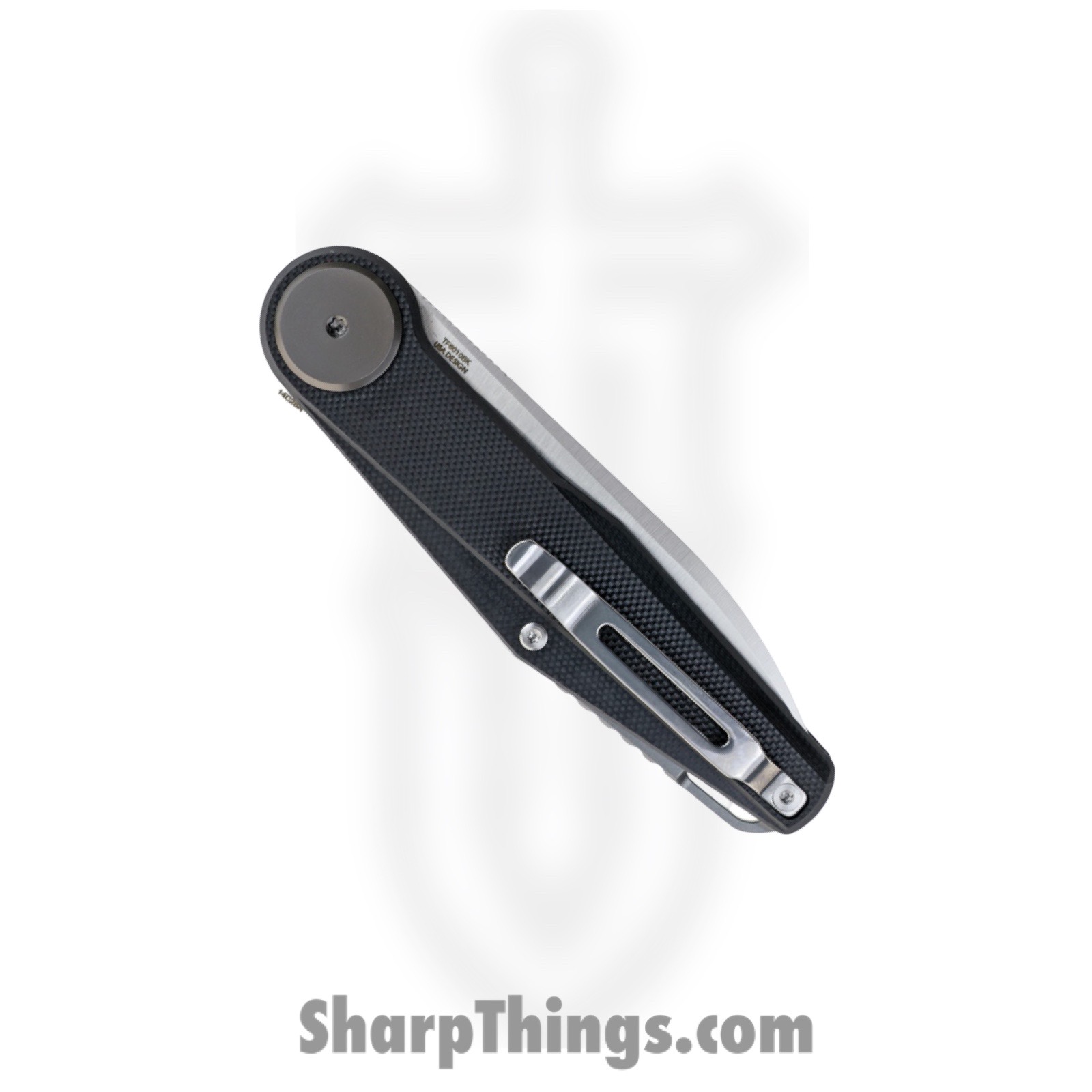 Defcon - TF6010BK - JK Series - Folding Knife - 14C28N Satin Drop Point - G10 - Black - Image 4