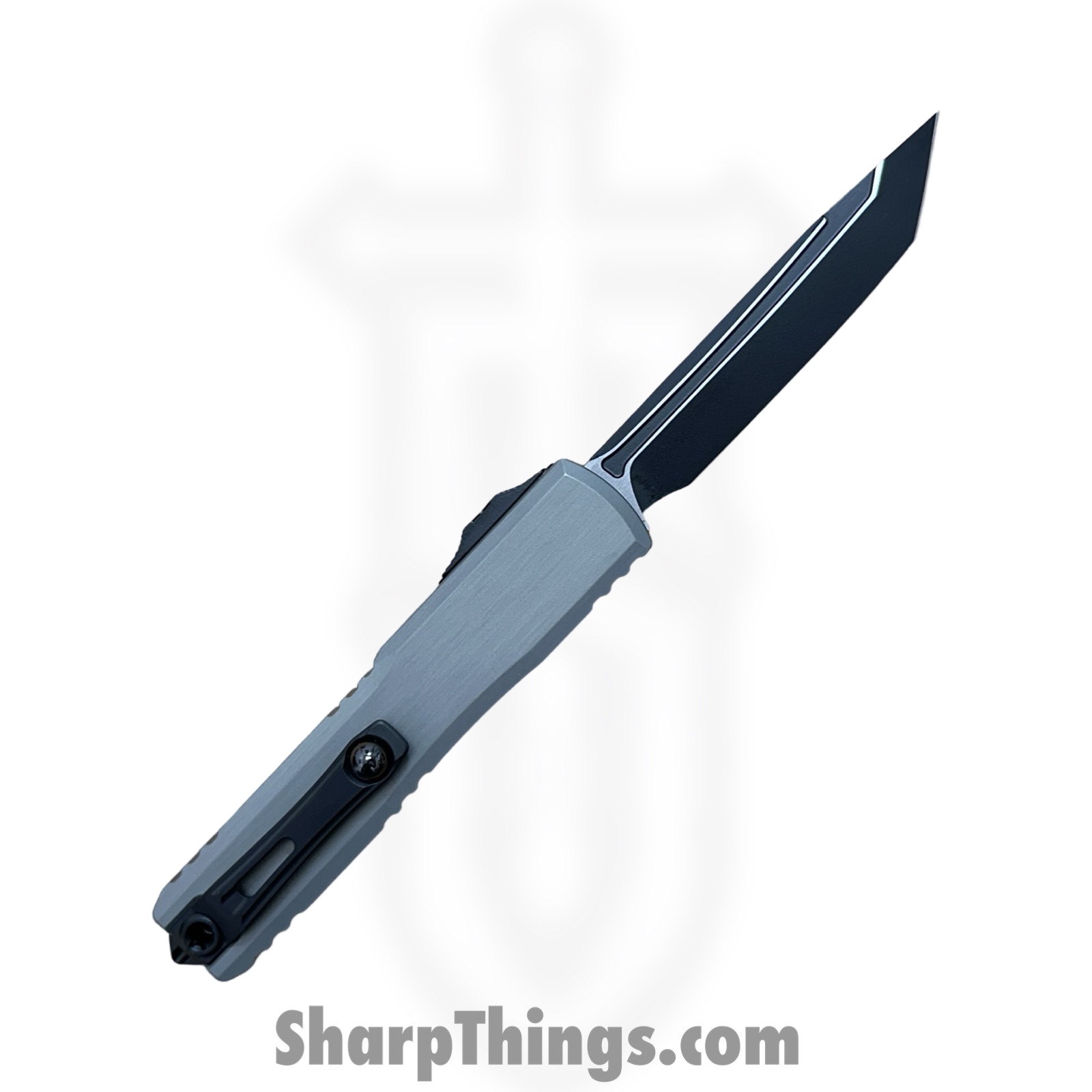 Microtech - 1123-1 NC - Ultratech Gen III ZBP - OTF Auto - M390MK Coated Tanto - 6061-T6 Aluminum - Natural - Image 2