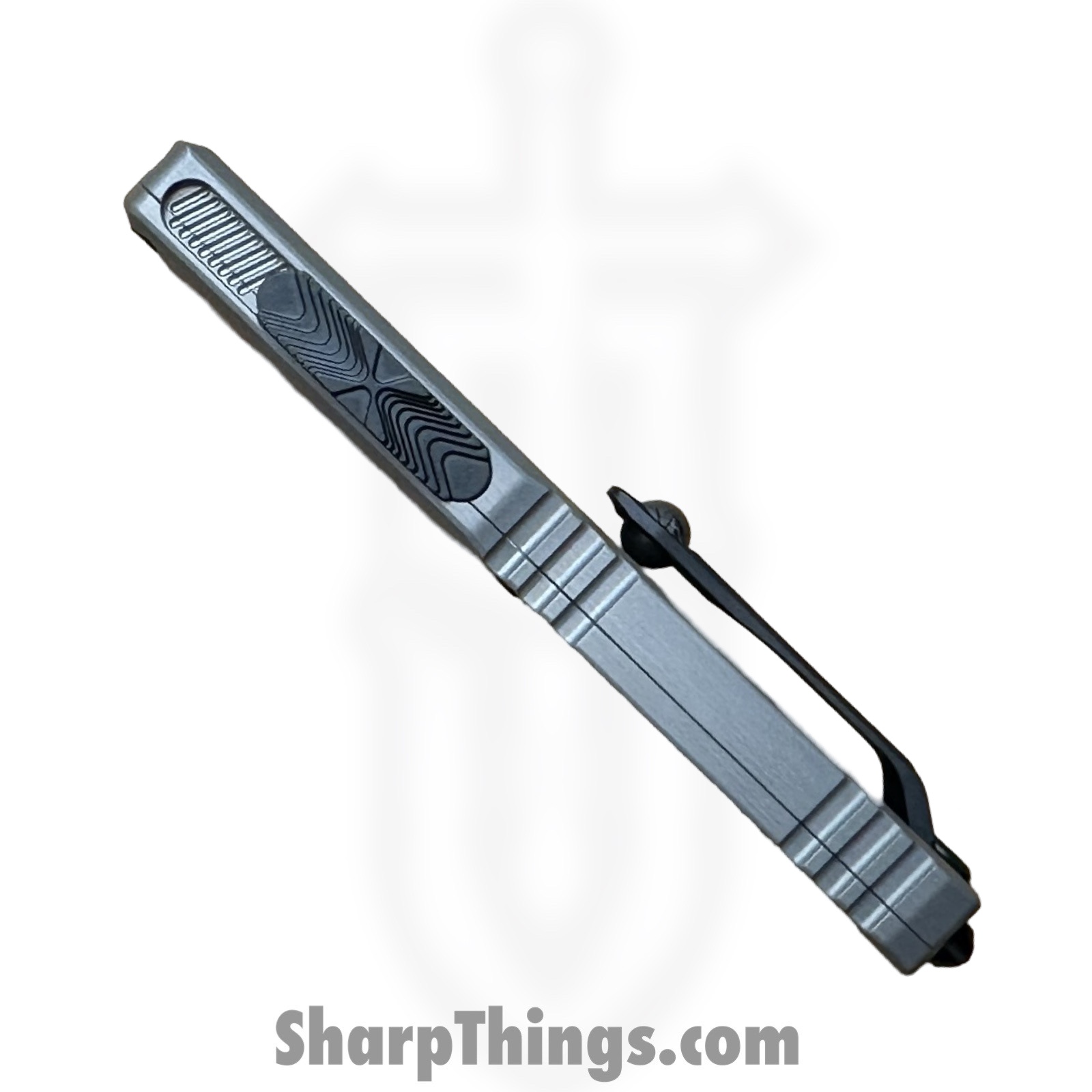 Microtech - 1123-1 NC - Ultratech Gen III ZBP - OTF Auto - M390MK Coated Tanto - 6061-T6 Aluminum - Natural - Image 4