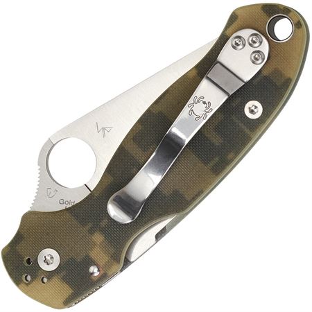 Spyderco - SC223GPCMO - Para 3 - Folding Knife - CPM S45VN Satin Spear Point - G10 - Digital Camo - Image 7