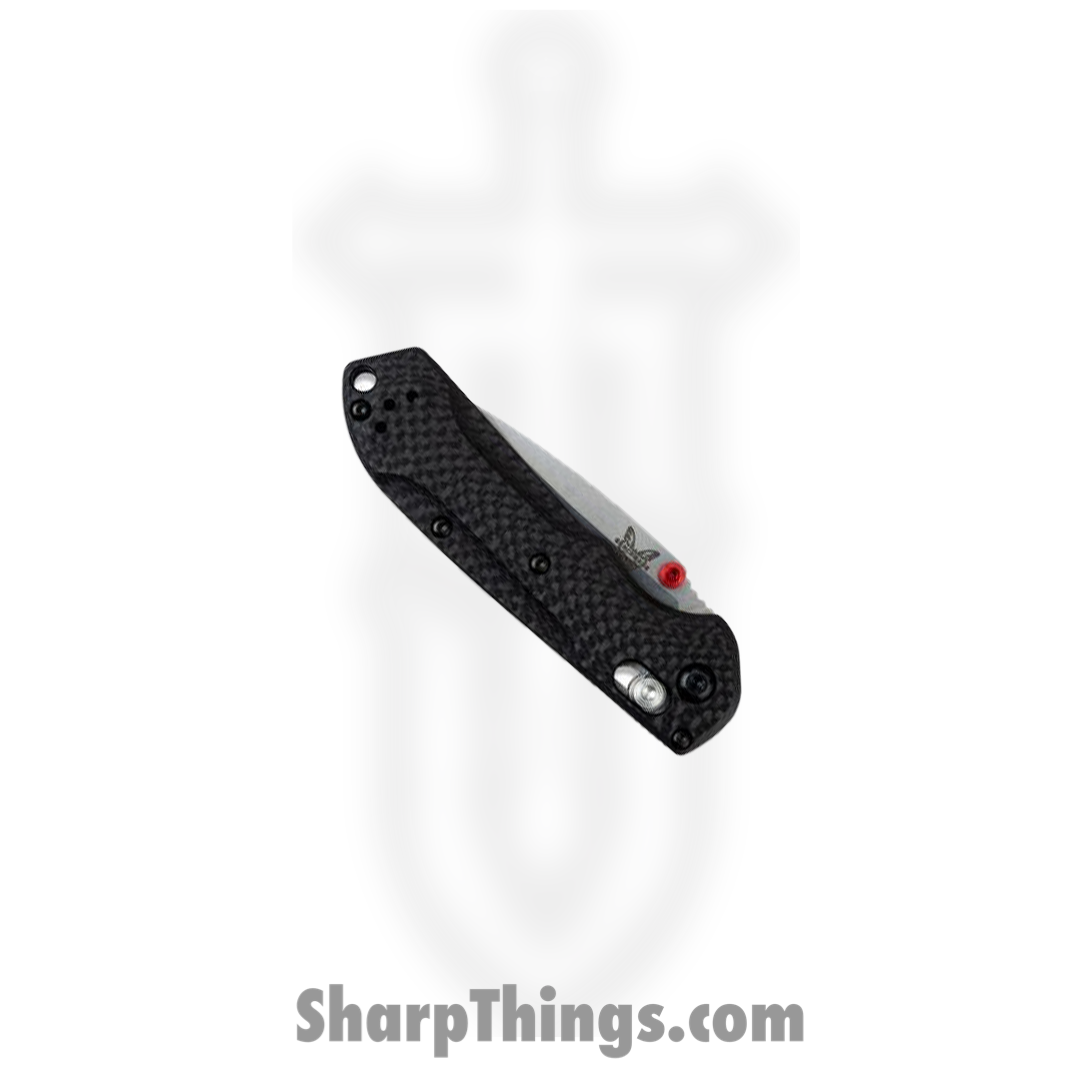 Benchmade - 565-1 - Mini Freek - Folding Knife - S90V Stonewash Drop Point - Carbon Fiber - Black - Image 13