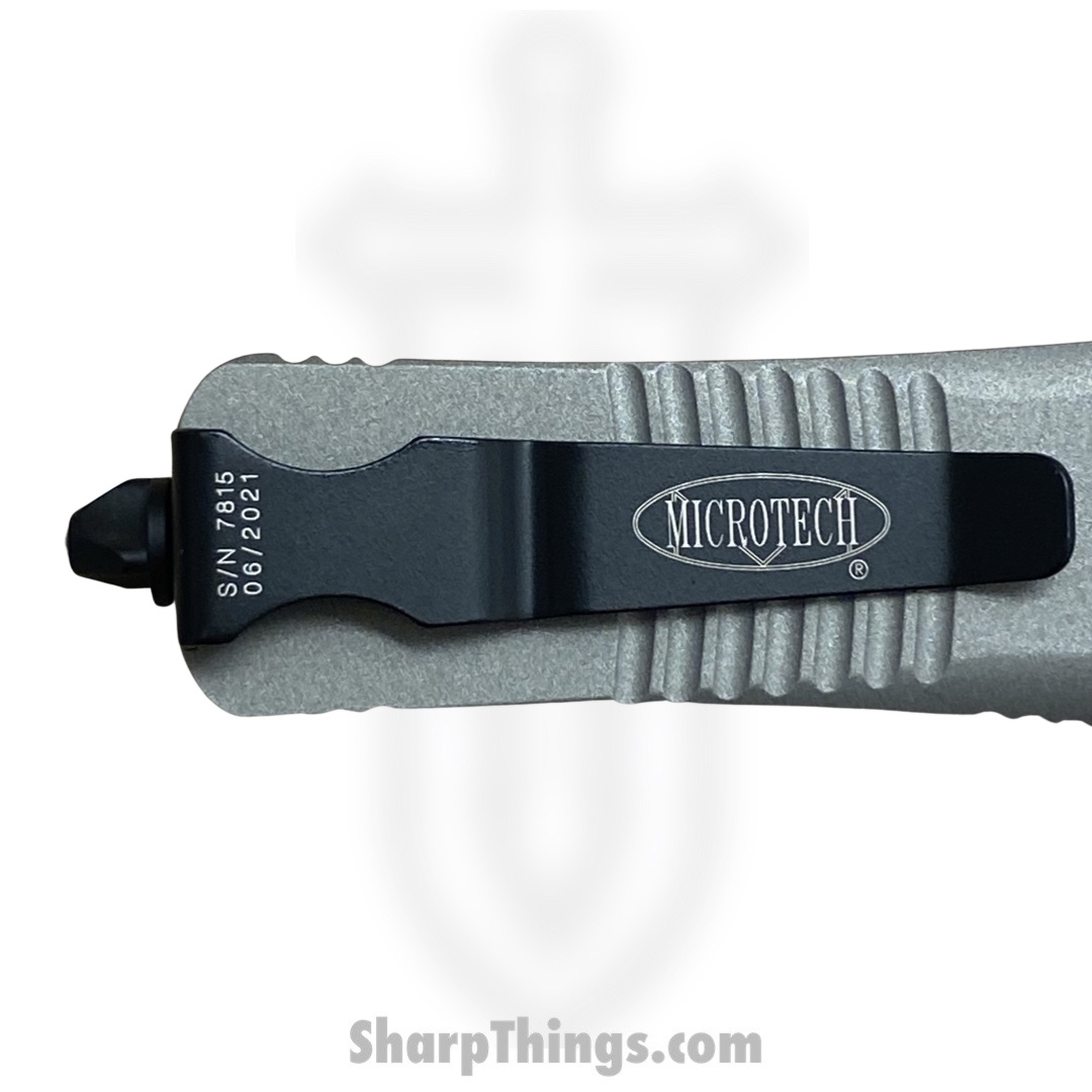 Microtech - 138-3TG - NOS - Combat Troodon - OTF Auto - M390 Coated Dagger - 6061-T6 Aluminum - Gray - Image 11