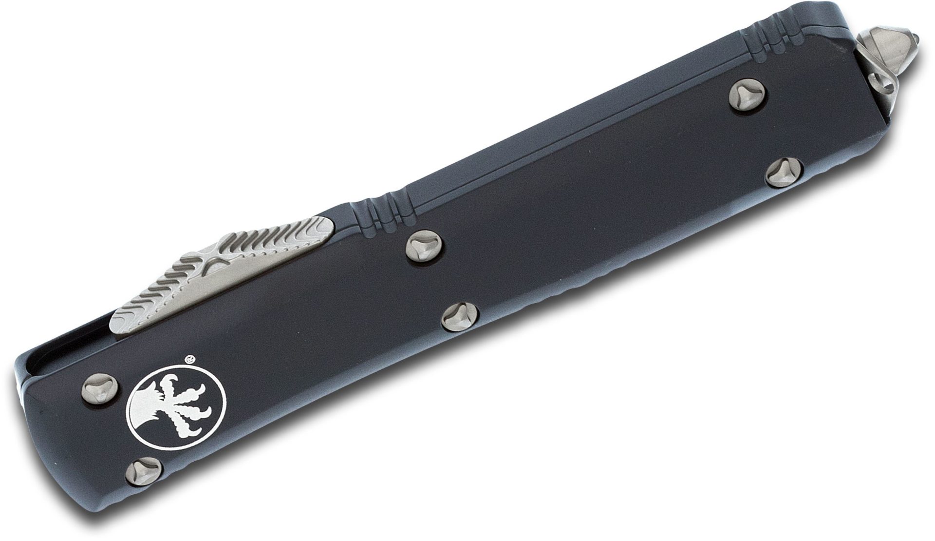 Microtech - 122-11 - Ultratech P/S - OTF Auto - Stonewash Dagger - 6061-T6 Aluminum - Black - Image 15