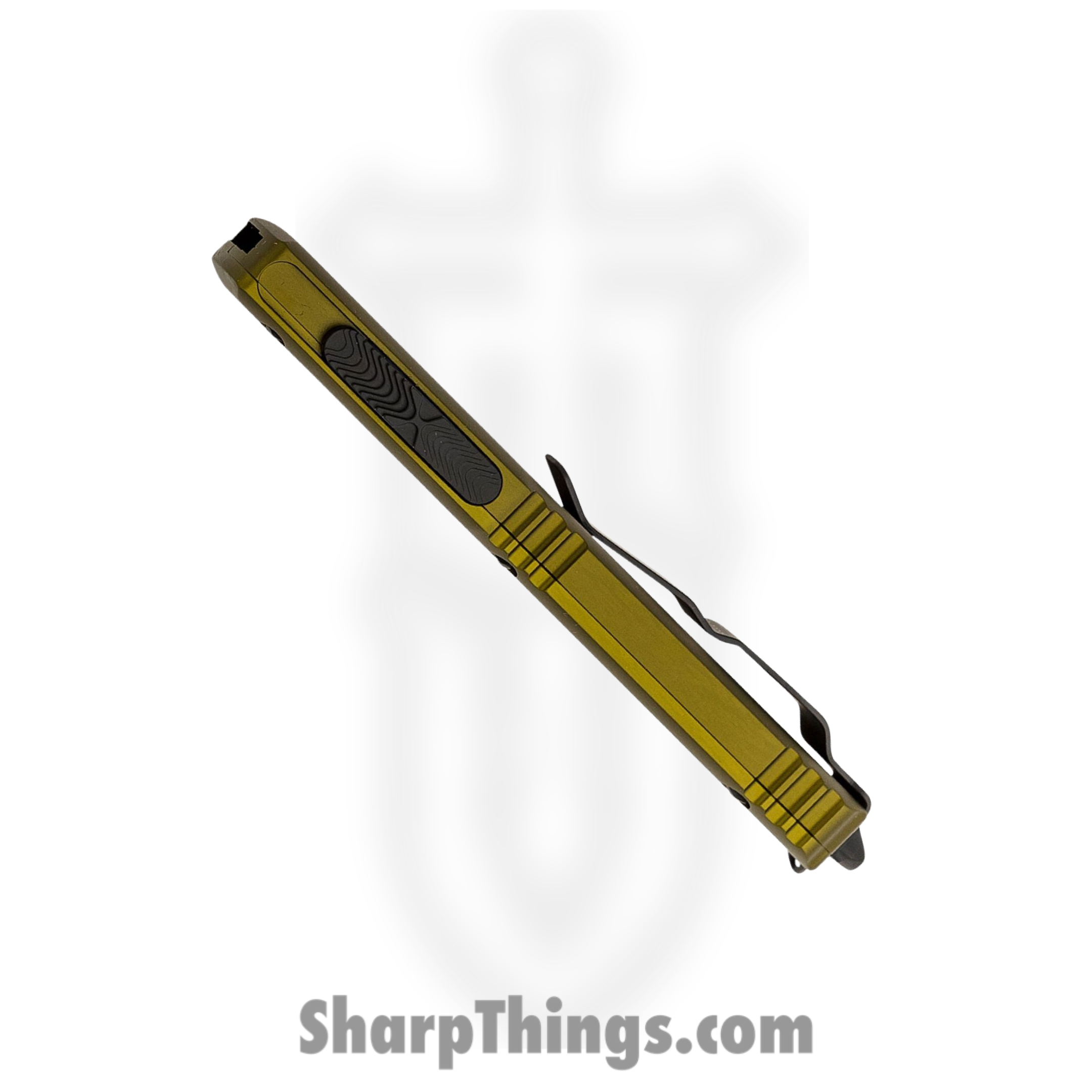 Microtech - 122-1OD - Ultratech - OTF Auto - Black Dagger - 6061-T6 Aluminum - OD Green - Image 14
