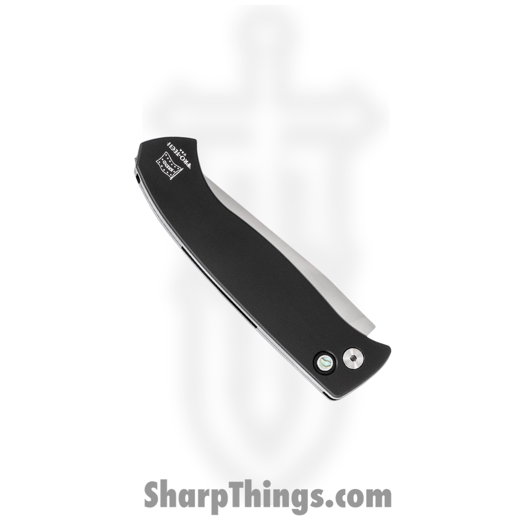 ProTech - 1321-Satin - Brend 3 - Automatic Knife - 154CM Stonewash Clip Point - Aluminum - Black - Image 5