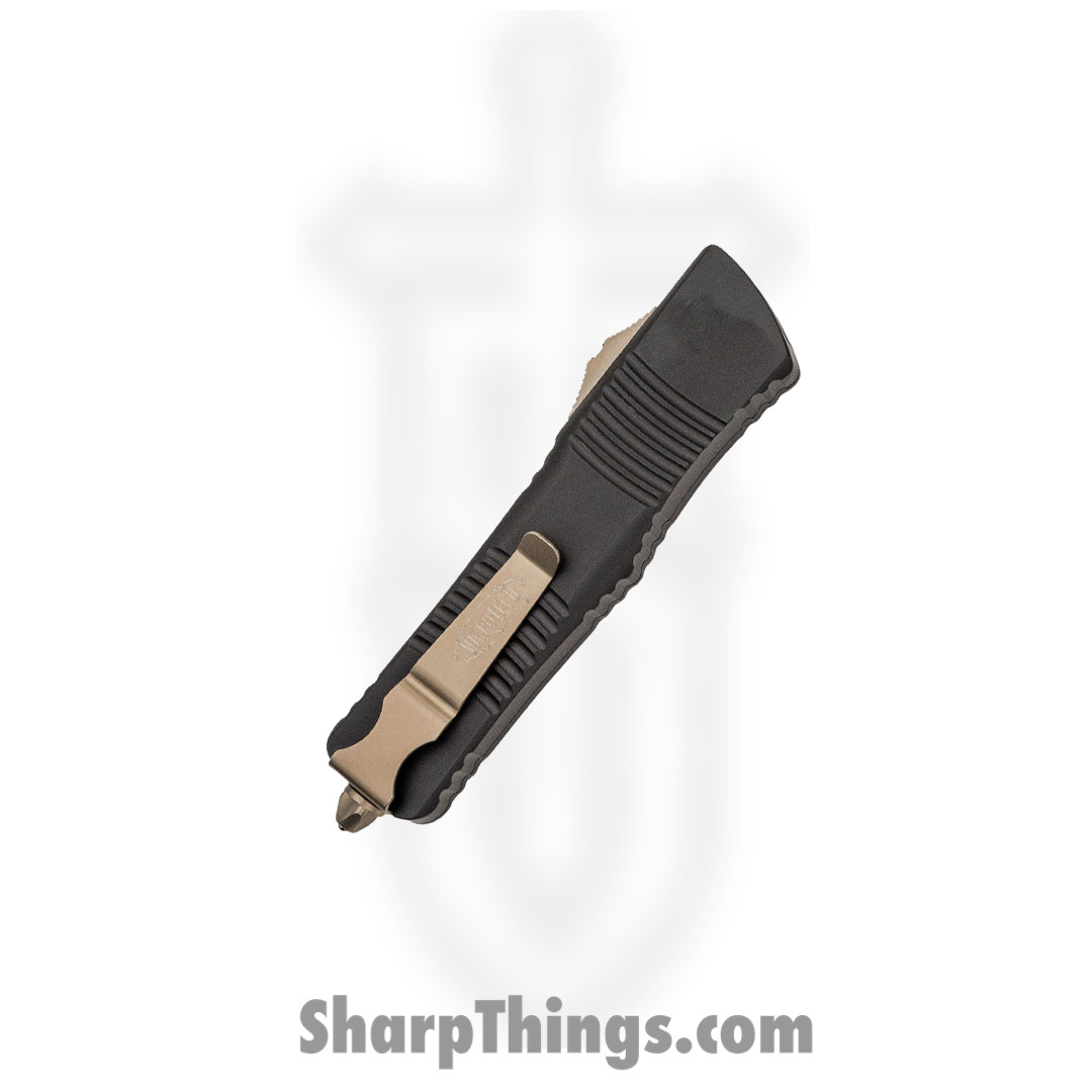 Microtech - 142-13 - Combat Troodon - OTF Auto - M390 Bronze Dagger - 6061-T6 Aluminum - Black - Image 11