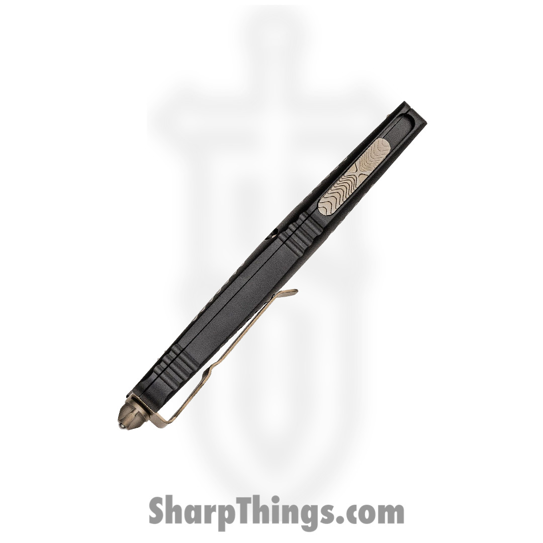 Microtech - 142-13 - Combat Troodon - OTF Auto - M390 Bronze Dagger - 6061-T6 Aluminum - Black - Image 12