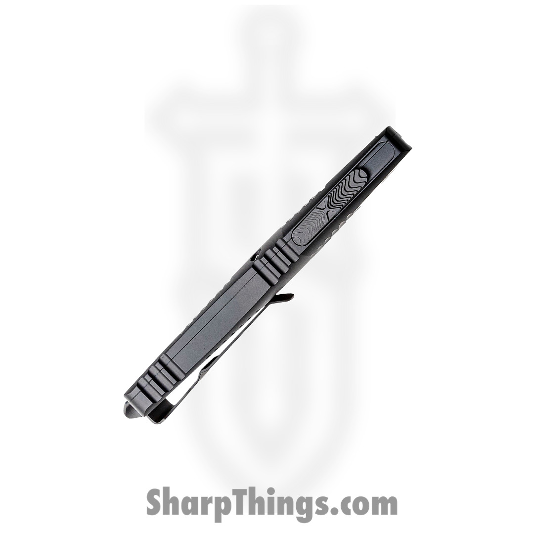 Microtech - 142-2T - Combat Troodon Tactical - OTF Auto - M390 Coated Dagger - 6061-T6 Aluminum - Black - Image 12