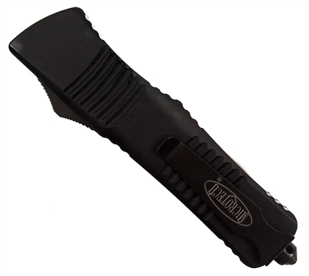 Microtech - 144-3T - Combat Troodon Tactical - OTF Auto - M390 Two Tone Tanto - 6061-T6 Aluminum - Black - Image 4