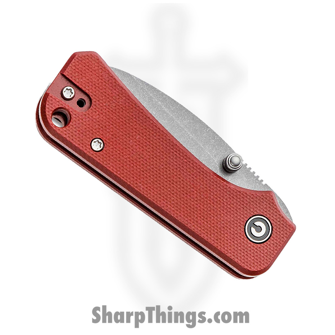 Civivi - CIVC19068S6 - Ben Petersen Baby Banter Folding Knife - Nitro V Stainless G10 - Burgundy - Image 9