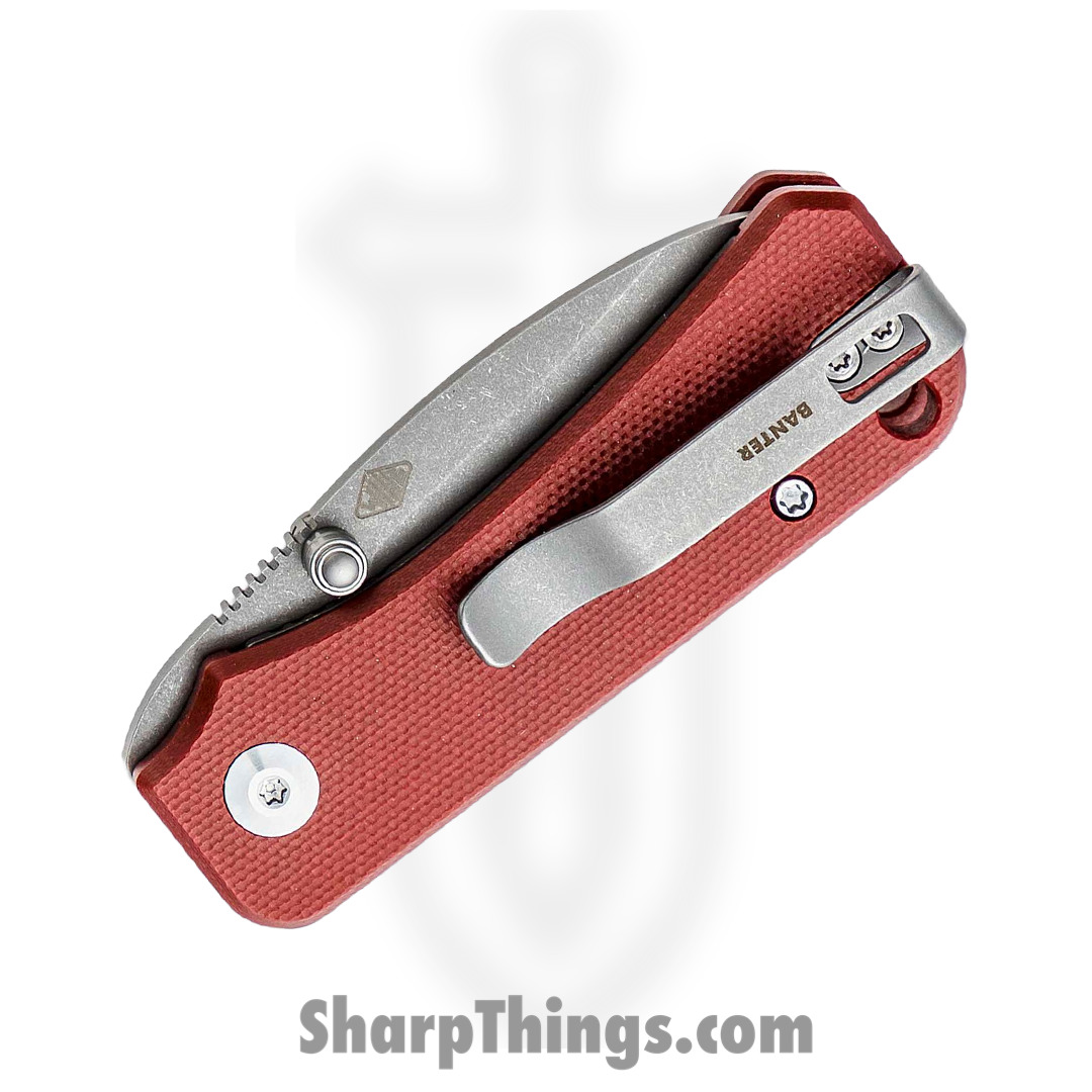 Civivi - CIVC19068S6 - Ben Petersen Baby Banter Folding Knife - Nitro V Stainless G10 - Burgundy - Image 10