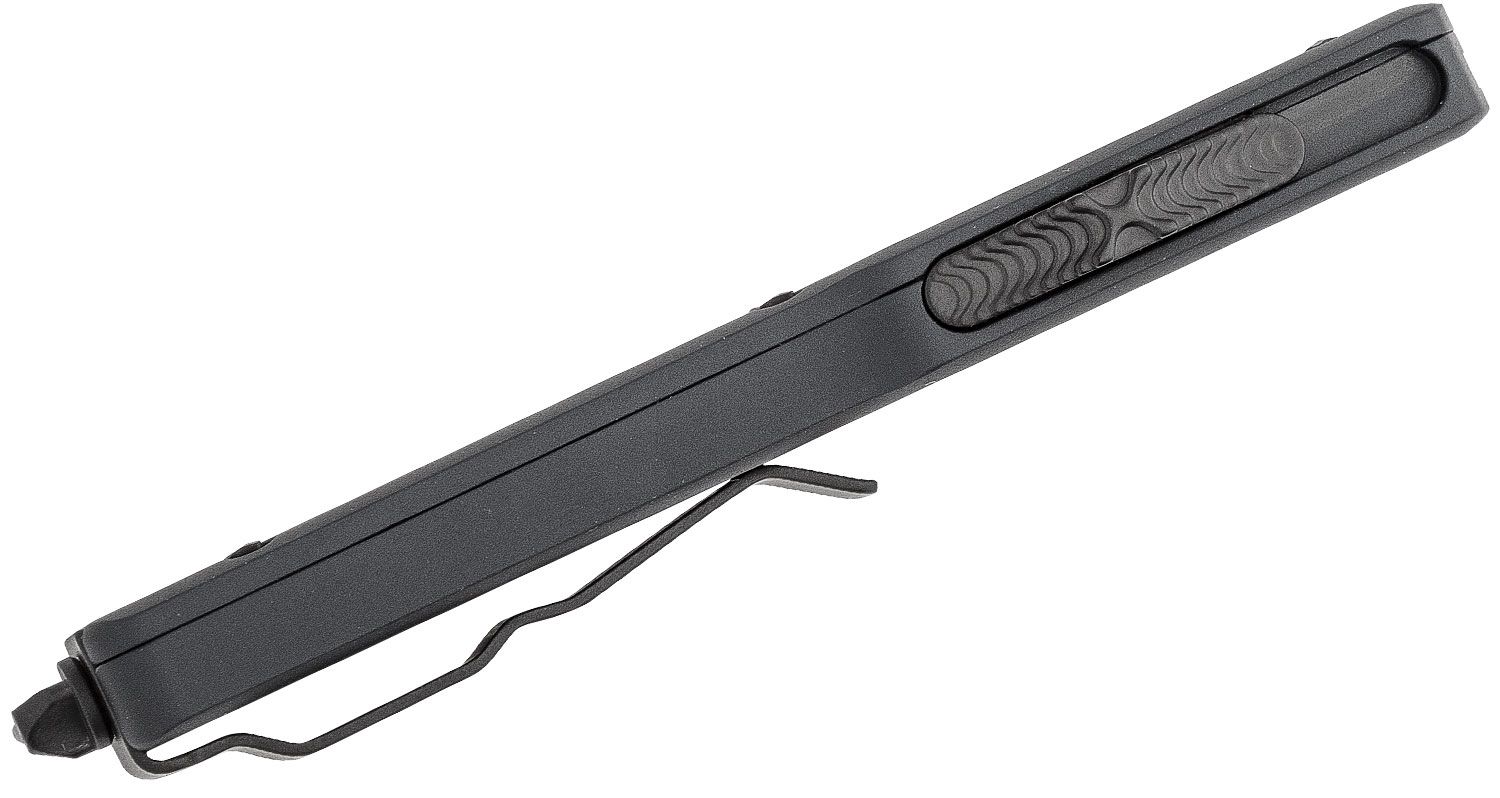 Microtech - 148-1T - UTX-70 Tactical - OTF Auto - Elmax, M390, 204P Two Tone Drop Point - 6061-T6 Aluminum - Black - Image 14