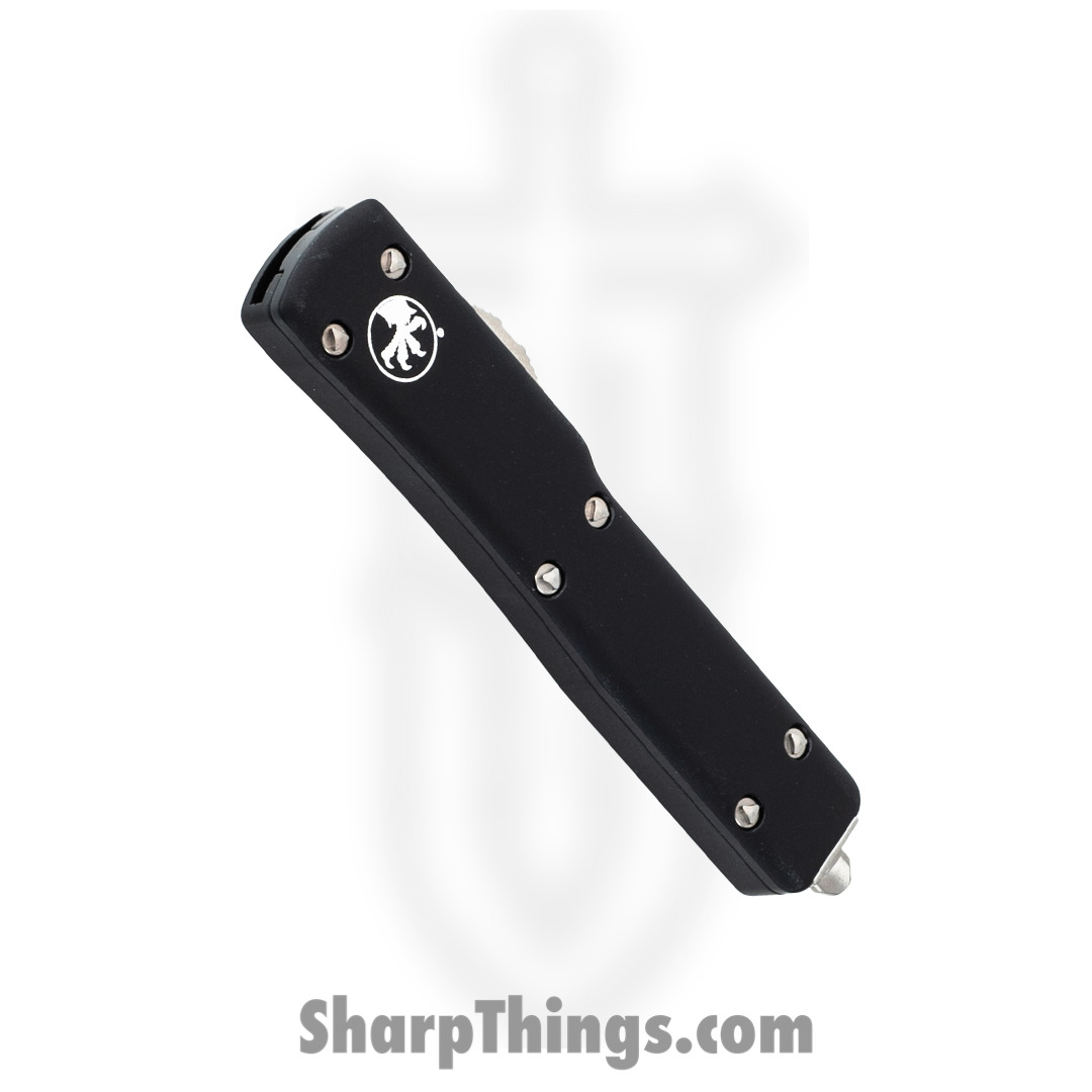 Microtech - 149-10 - UTX-70 - OTF Auto - Elmax, M390, 204P Stonewash Tanto - 6061-T6 Aluminum - Black - Image 7