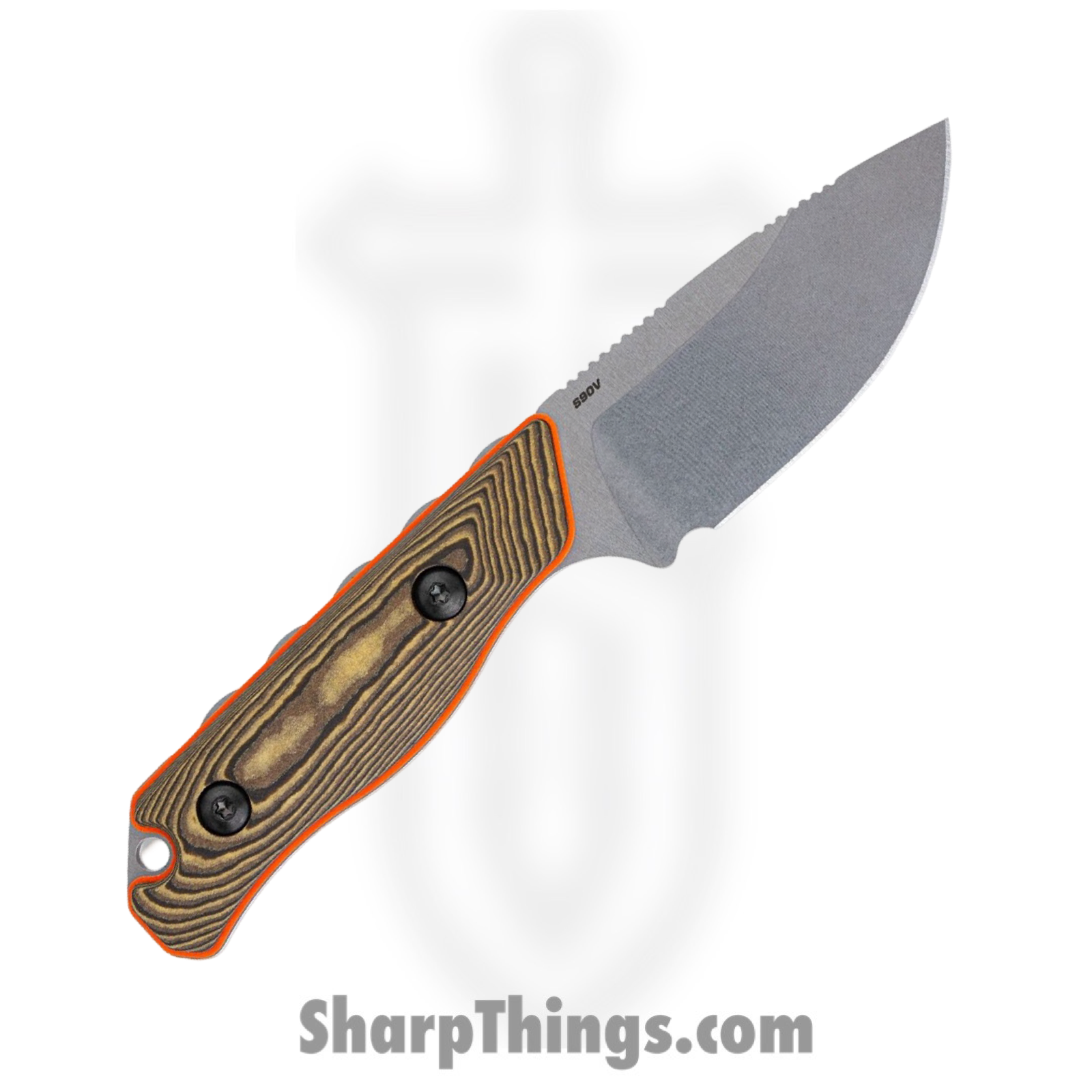 Benchmade - 15017-1 - Hidden Canyon Hunter - Fixed Blade Knife - S90V Stonewash Drop Point - Richlite G10 - Brown Orange - Image 12