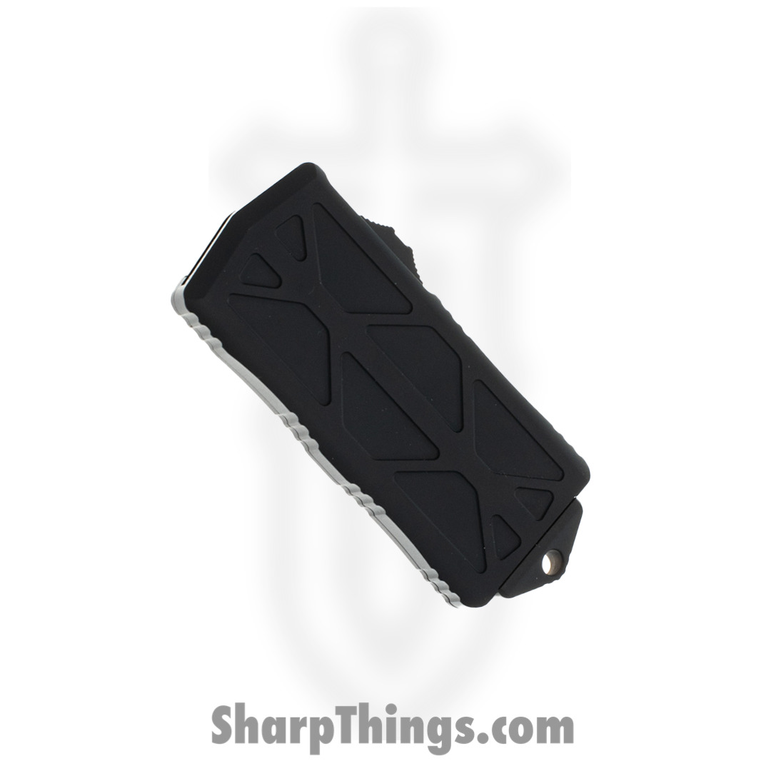 Microtech - 157-1T - Exocet Tactical Money Clip - OTF Auto - Elmax, M390, 204P Coated Dagger - 6061-T6 Aluminum - Black - Image 10