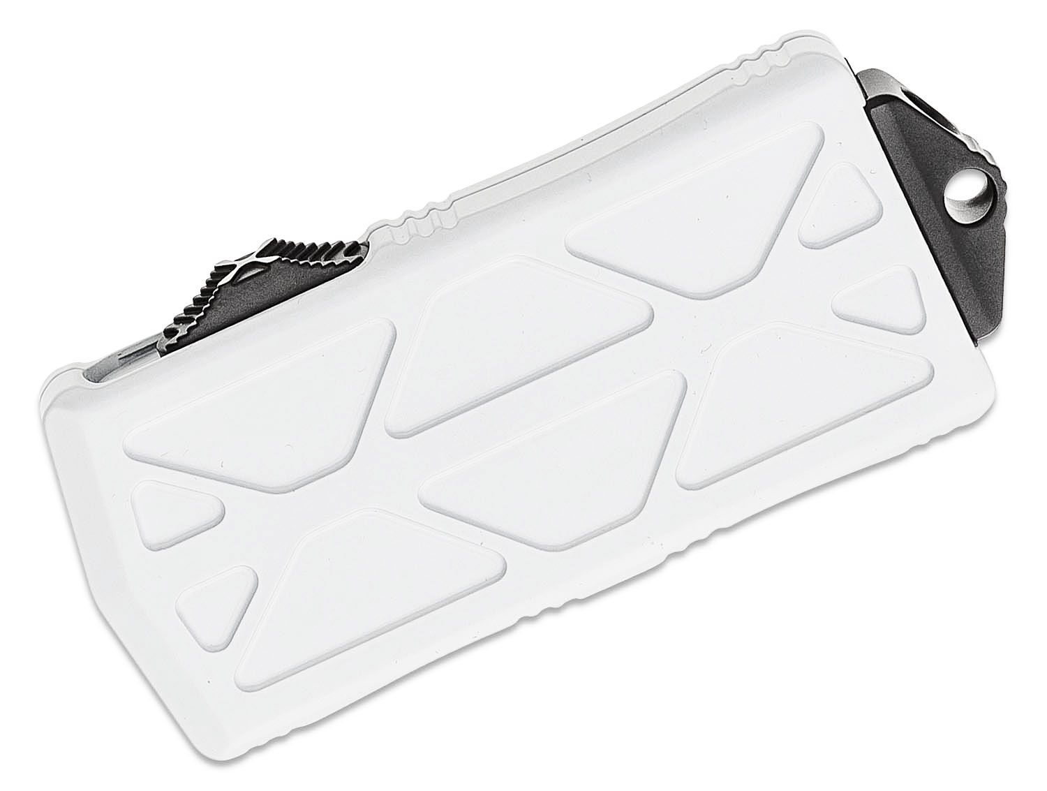 Microtech - 157-3ST - Stormtrooper Exocet Money Clip - OTF Auto - CTS-204P Coated Dagger - 6061-T6 Aluminum - White - Image 14