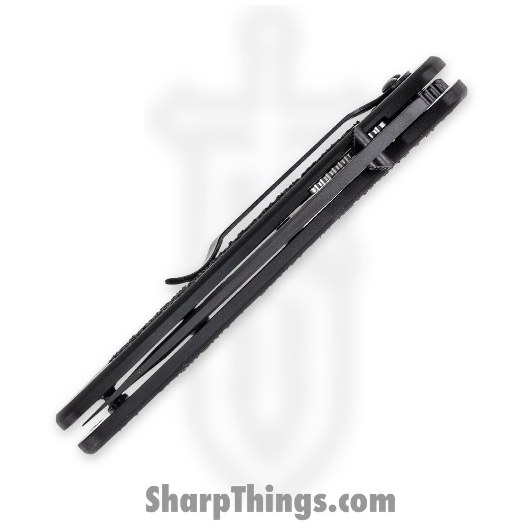 Kershaw - KS1670BLKST - Blur - Folding Knife - 440A SS Coated Drop Point - 6061-T6 Aluminum Trac Tec Inserts - Black - Image 8