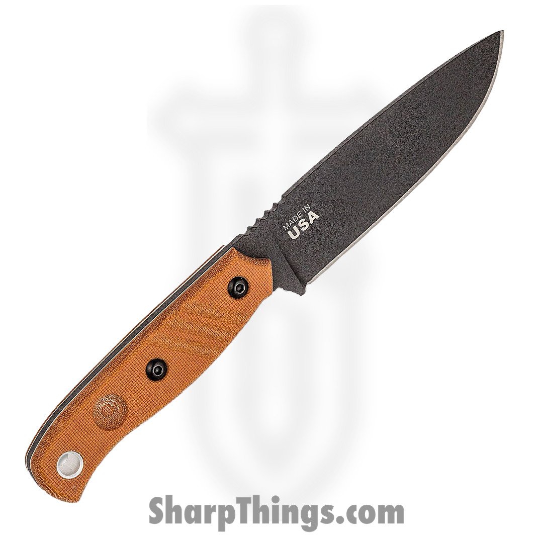 Tops - TPBAJA45R - Baja 4.5 Reserve Edition - Fixed Blade Knife - 1095 HC Coated Drop Point - Micarta - Tan - Image 9