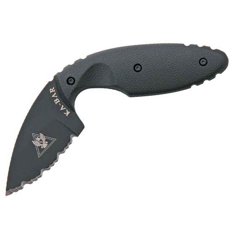 Ka-Bar - KA1481 - TDI Law Enforcement Knife - Fixed Blade Knife - AUS 8A Black Drop Point - Zytel - Black - Image 10