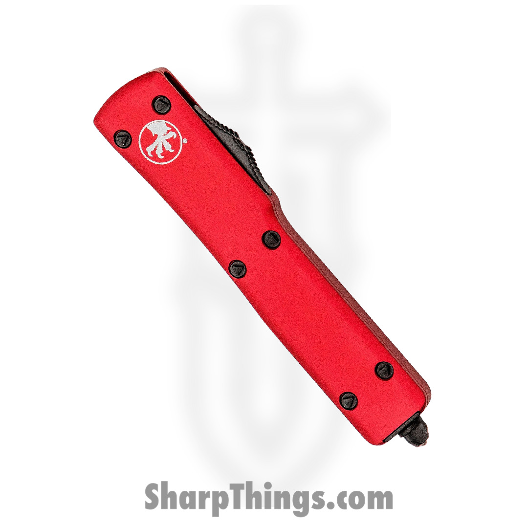 Microtech - 149-1RD - UTX-70 - OTF Auto - Elmax, M390, 204P Coated Tanto - 6061-T6 Aluminum - Red - Image 9