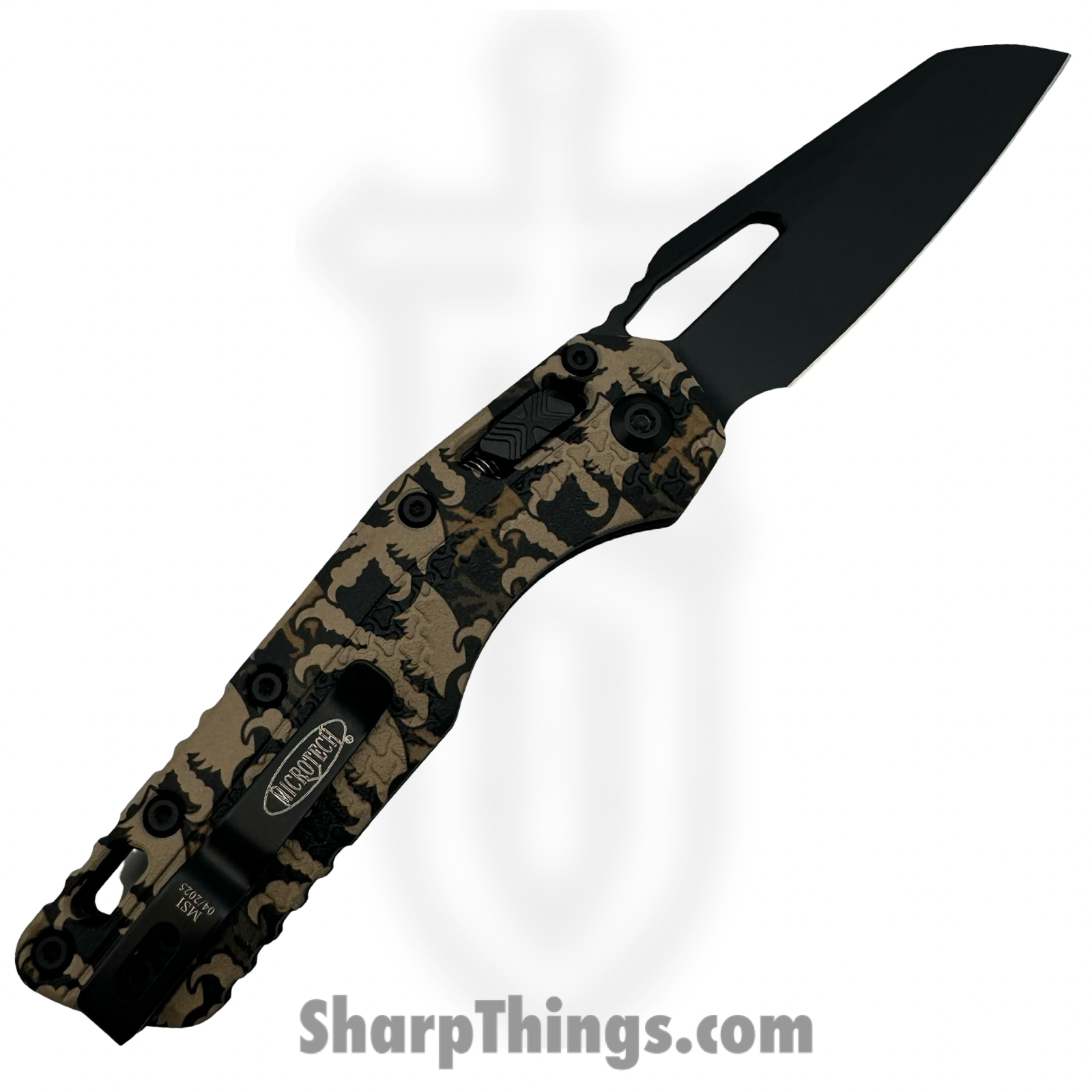 Microtech - 210T-1PMCWC-Z4 - MSI RAM-LOK S/E - Folding Knife - M390MK Coated Modified Sheepsfoot - Injection Molded Polymer - Claw Burst Camo - Image 2