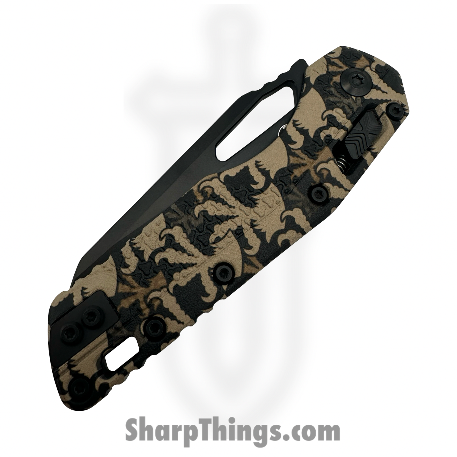 Microtech - 210T-1PMCWC-Z4 - MSI RAM-LOK S/E - Folding Knife - M390MK Coated Modified Sheepsfoot - Injection Molded Polymer - Claw Burst Camo - Image 5