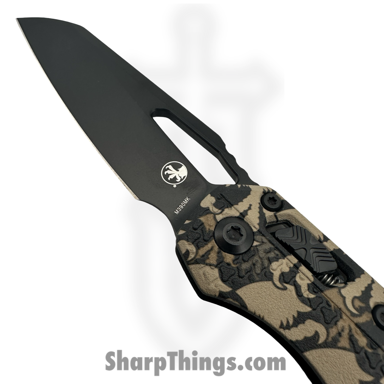 Microtech - 210T-1PMCWC-Z4 - MSI RAM-LOK S/E - Folding Knife - M390MK Coated Modified Sheepsfoot - Injection Molded Polymer - Claw Burst Camo - Image 3