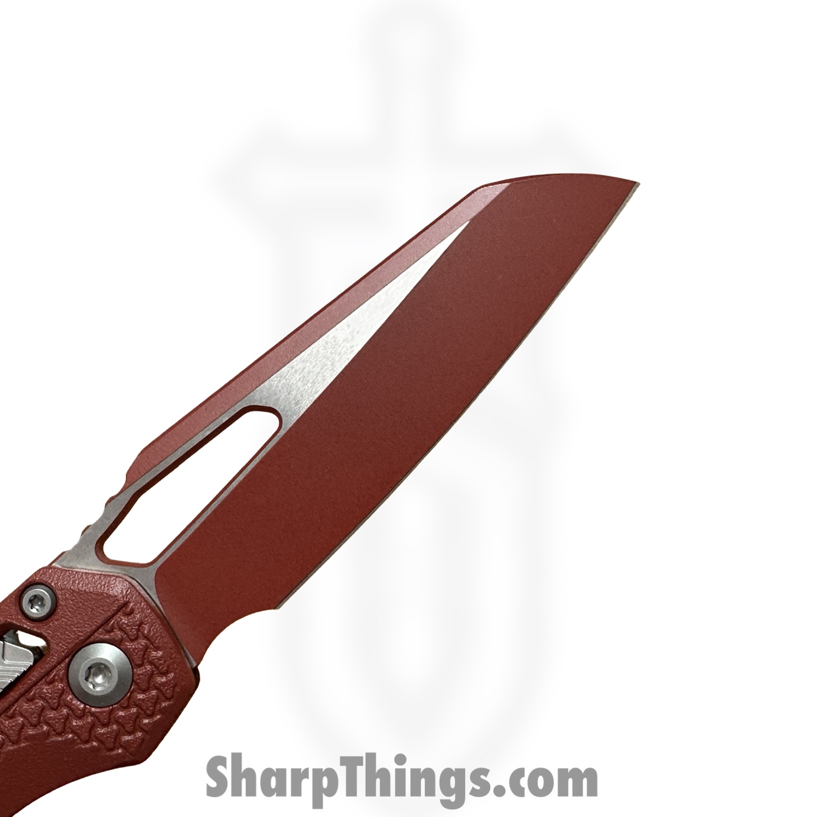 Microtech - 210T-1PMCCM - MSI Ram-Lok - Folding Knife - M390MK Cerakote Modified Sheepsfoot - Injection Molded Polymer - Crimson - Image 9