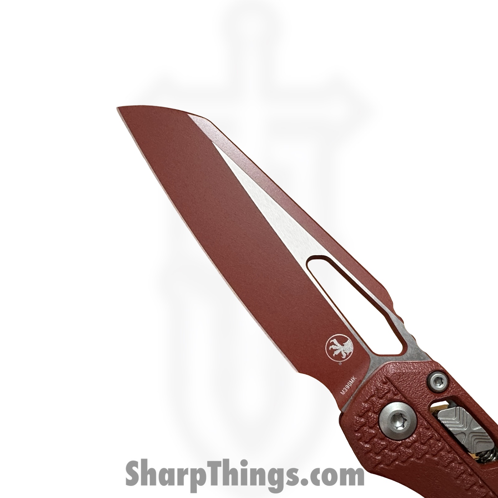 Microtech - 210T-1PMCCM - MSI Ram-Lok - Folding Knife - M390MK Cerakote Modified Sheepsfoot - Injection Molded Polymer - Crimson - Image 8