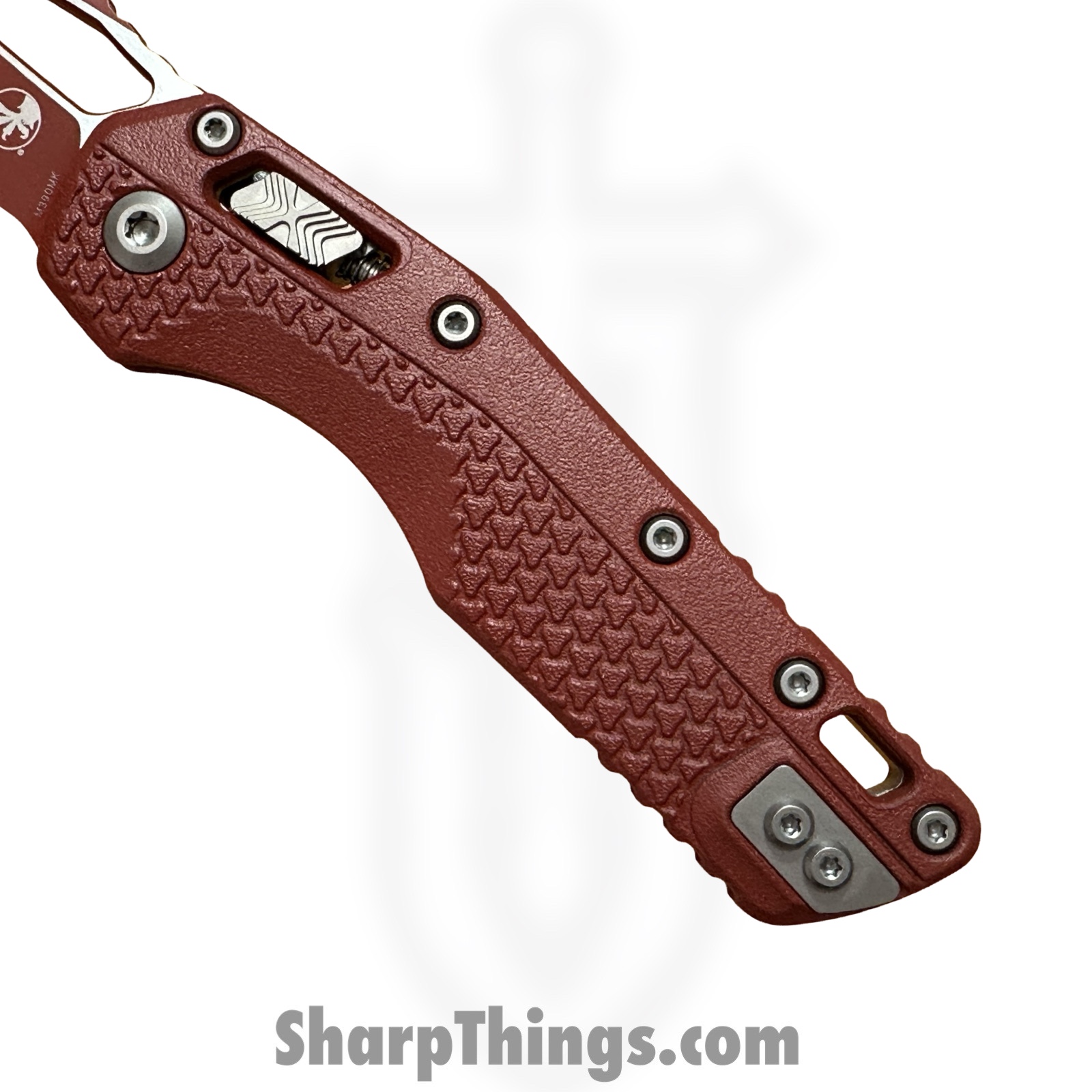 Microtech - 210T-1PMCCM - MSI Ram-Lok - Folding Knife - M390MK Cerakote Modified Sheepsfoot - Injection Molded Polymer - Crimson - Image 7