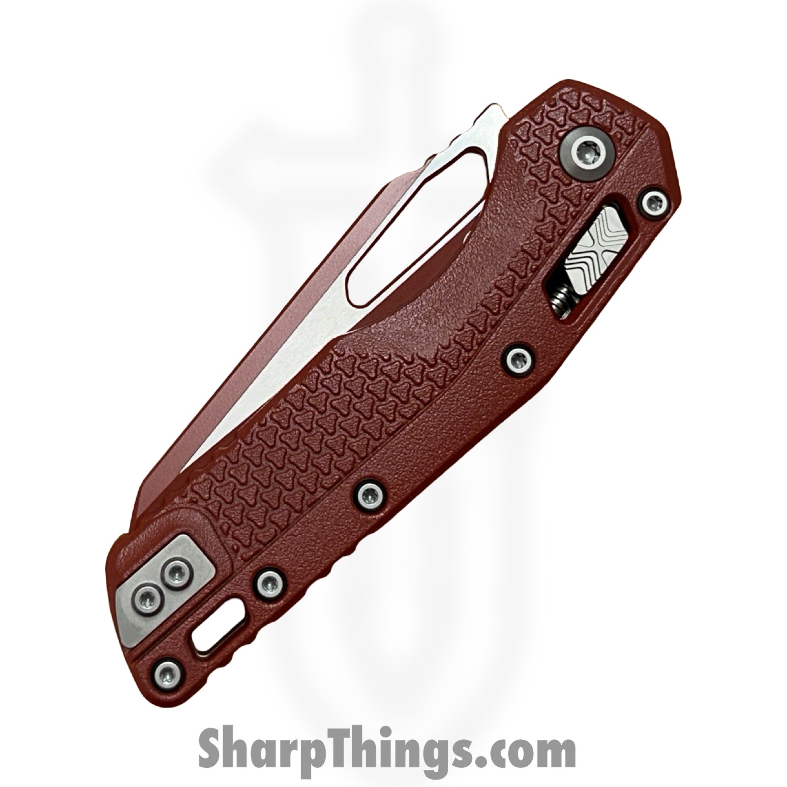 Microtech - 210T-1PMCCM - MSI Ram-Lok - Folding Knife - M390MK Cerakote Modified Sheepsfoot - Injection Molded Polymer - Crimson - Image 3