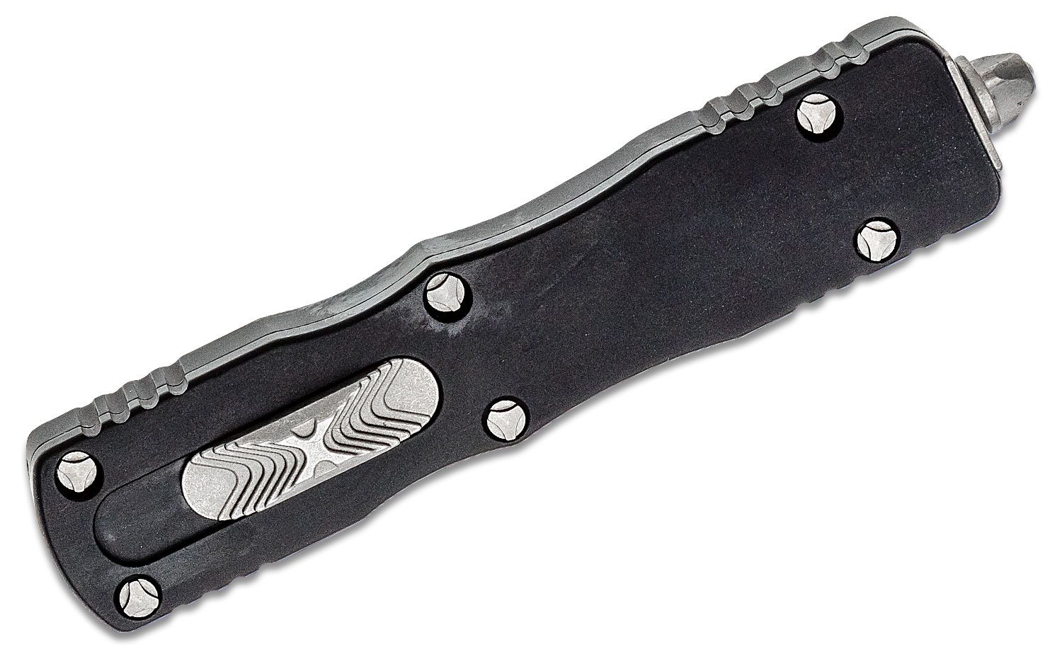 Microtech - 225-10AP - Dirac D/E - OTF Auto - Apocalyptic Dagger - 6061-T6 Aluminum - Black - Image 14